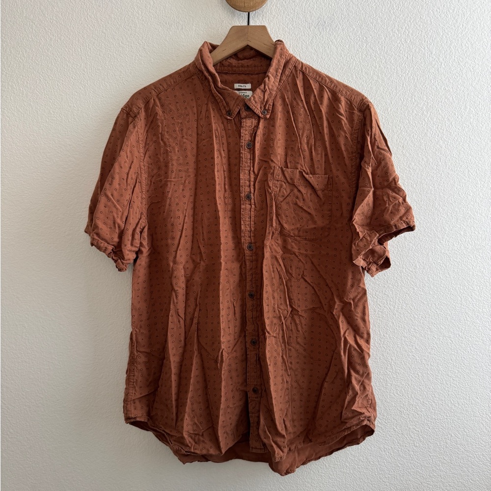 Bridge & Burn Short Sleeve Button Down Shirt